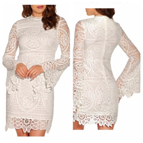 Boston Proper BRAND NEW Lace dress - Picture 1 of 6